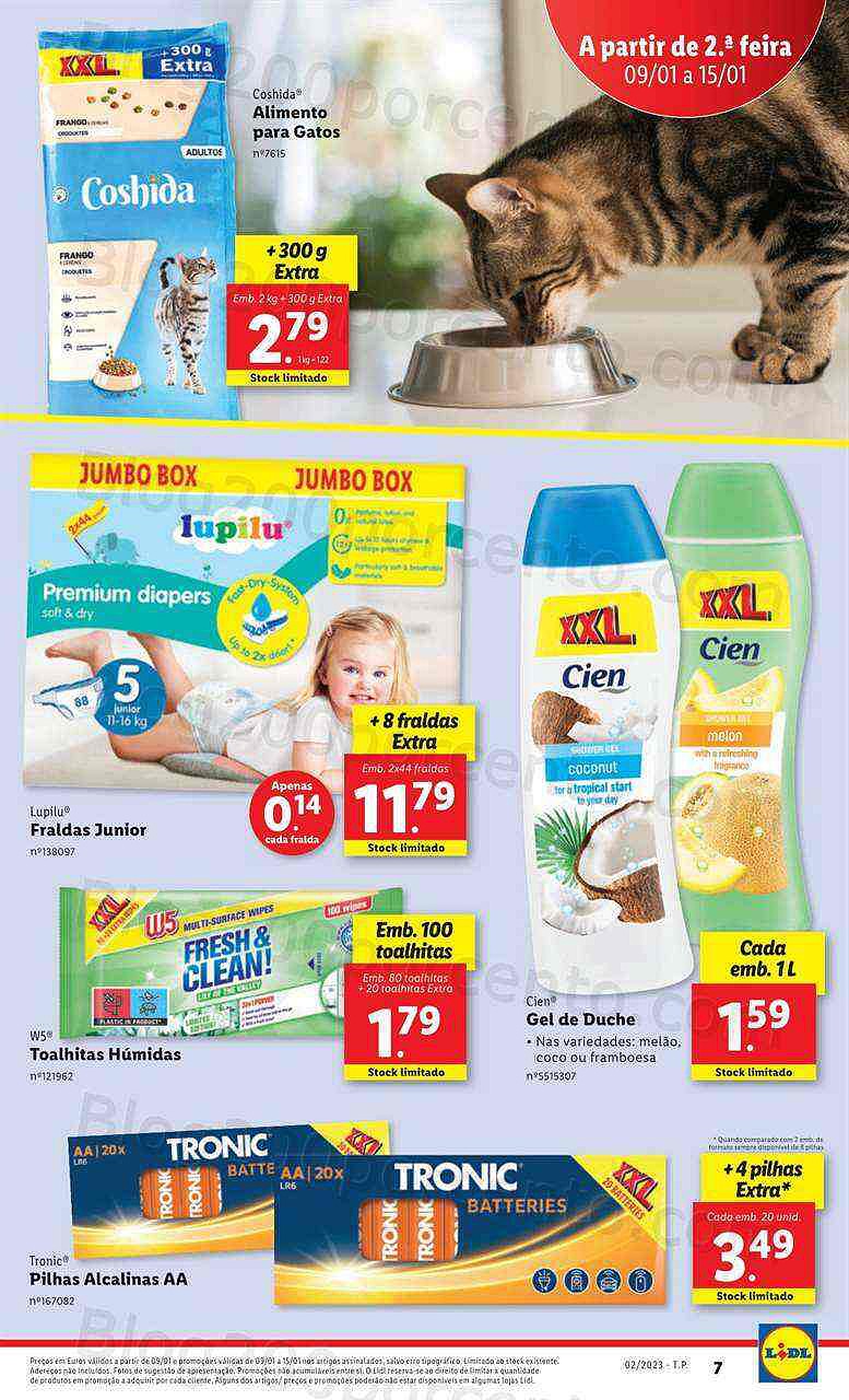 Antevisão Folheto LIDL Promoções XXL de 9 a 15 janeiro