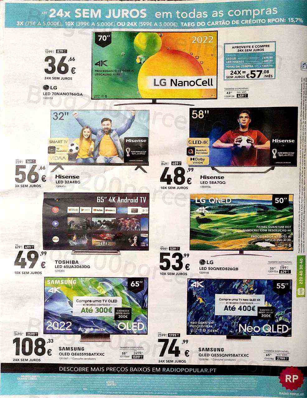 Antevisão FolhetoRADIO POPULAR Promoções de 11 a 25 janeiro