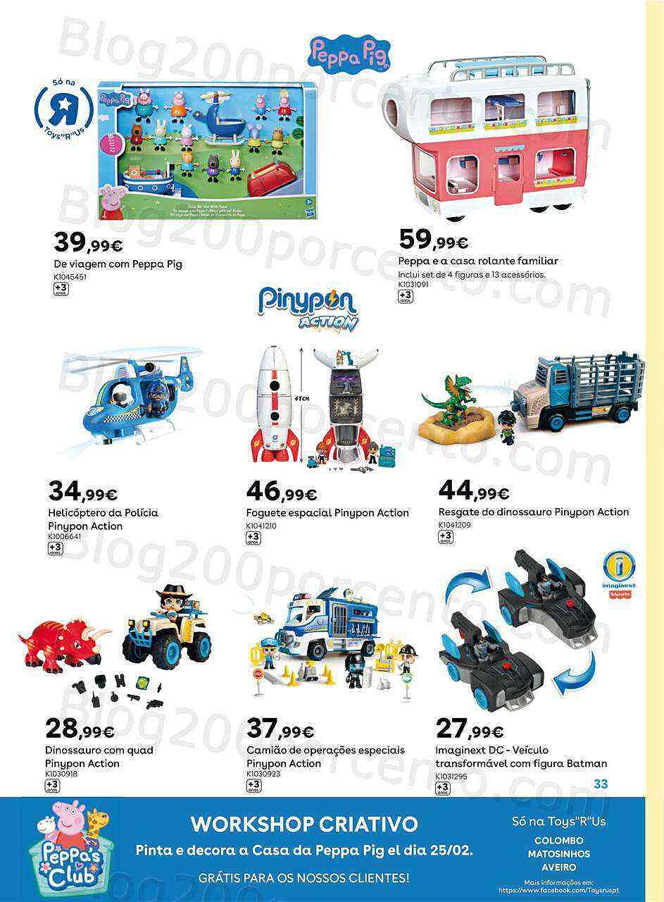Antevisão Folheto TOYSRUS Promoções de 25 janeiro a 19 fevereiro