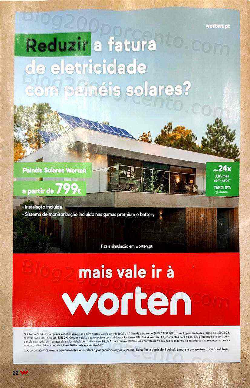 Antevisão Folheto WORTEN Poupança e Ecologia Promoções até 16 março 