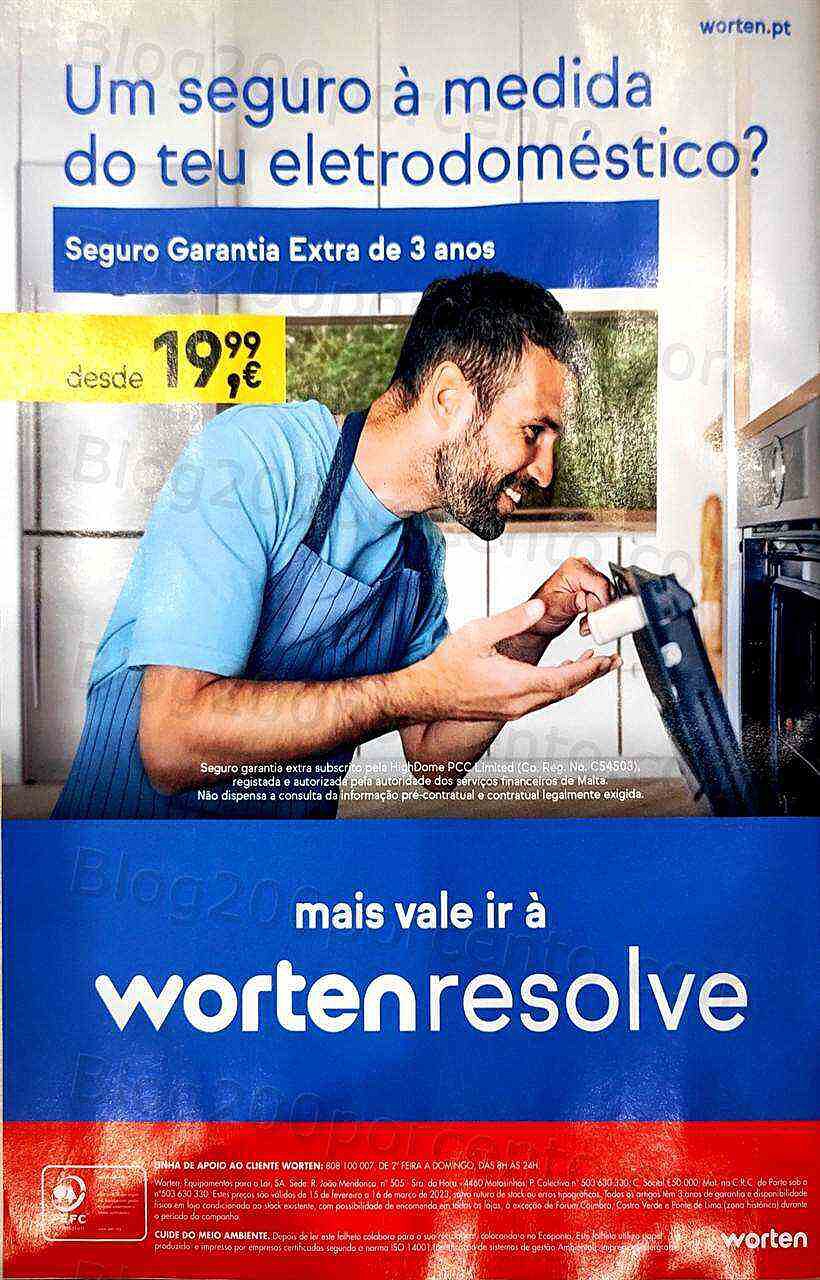 Antevisão Folheto WORTEN Poupança e Ecologia Promoções até 16 março 