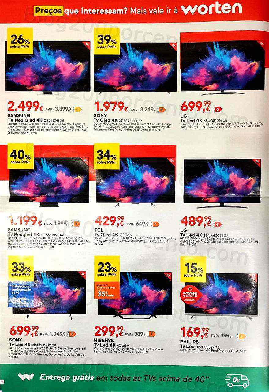 Antevisão Folheto WORTEN Promoções de 31 janeiro a 6 fevereiro