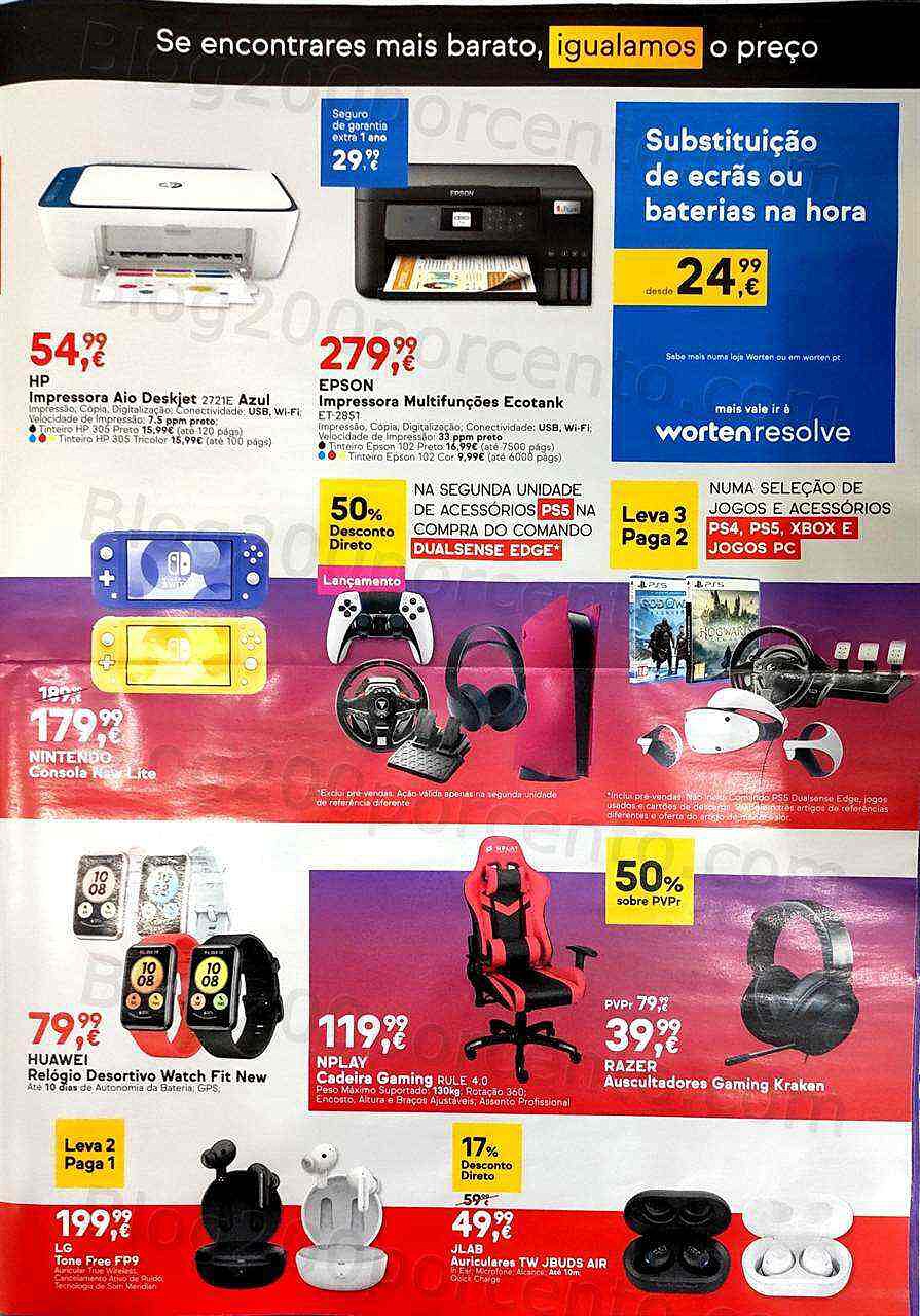 Antevisão Folheto WORTEN Promoções de 31 janeiro a 6 fevereiro