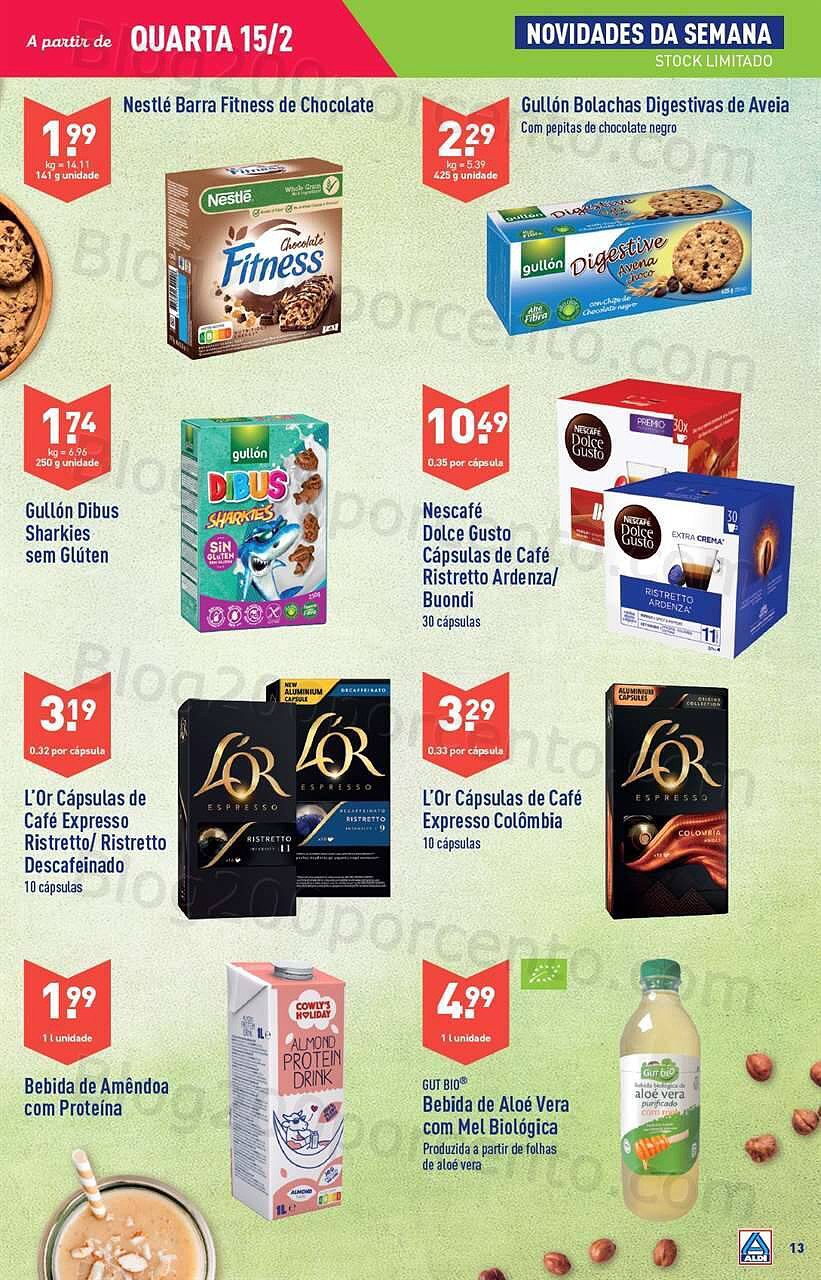 Antevisão Folheto ALDI Promoções de 15 a 21 fevereiro