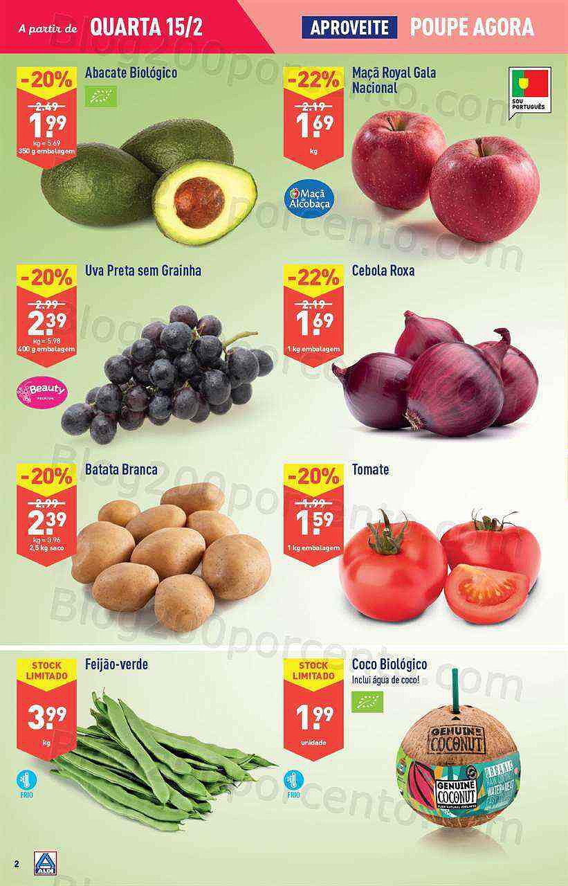 Antevisão Folheto ALDI Promoções de 15 a 21 fevereiro
