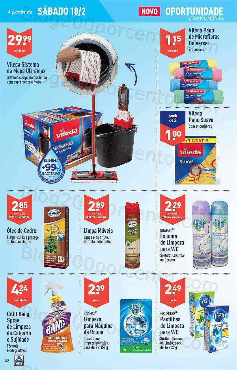 Antevisão Folheto ALDI Promoções de 15 a 21 fevereiro