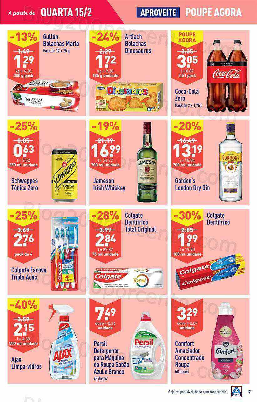 Antevisão Folheto ALDI Promoções de 15 a 21 fevereiro