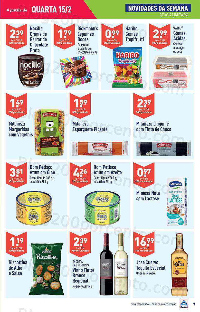 Antevisão Folheto ALDI Promoções de 15 a 21 fevereiro