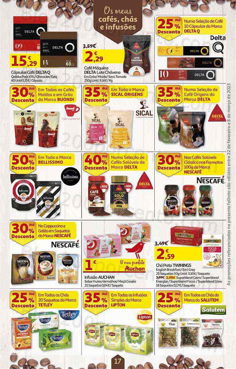 Antevisão Folheto AUCHAN Promoções de 22 fevereiro a 8 março