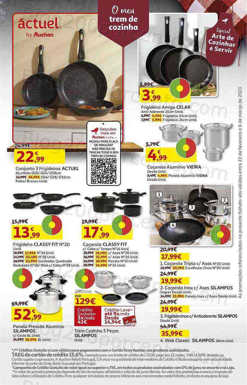 Antevisão Folheto AUCHAN Promoções de 22 fevereiro a 8 março