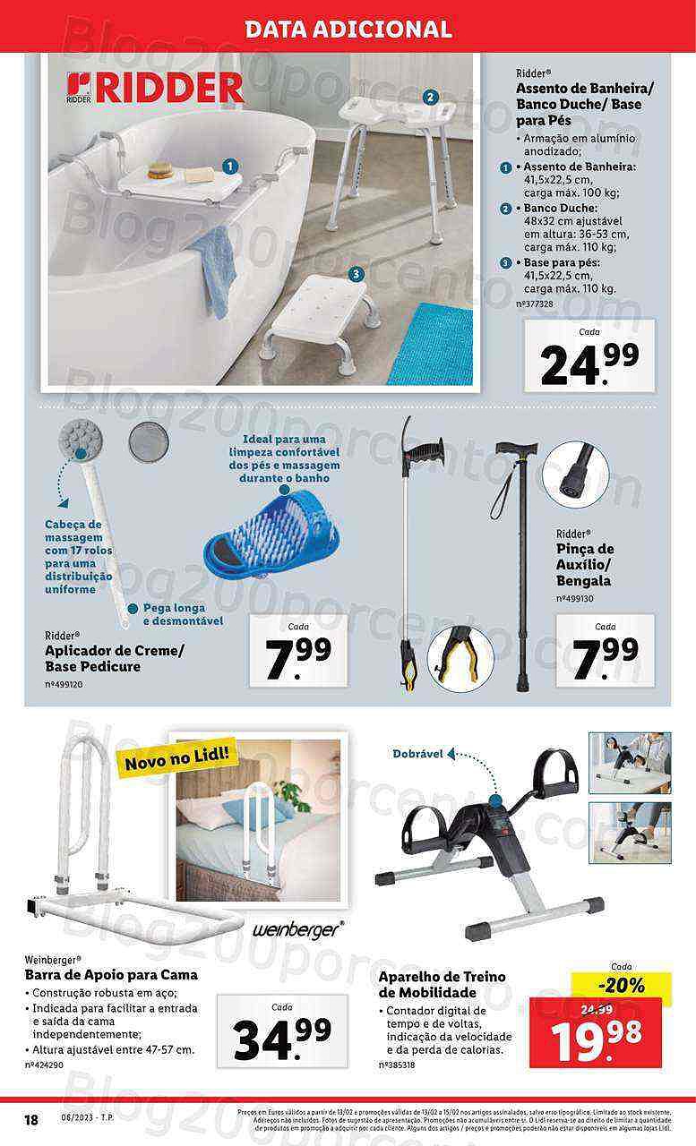 Antevisão Folheto LIDL Bazar Extra Promoções a partir de 13 fevereiro