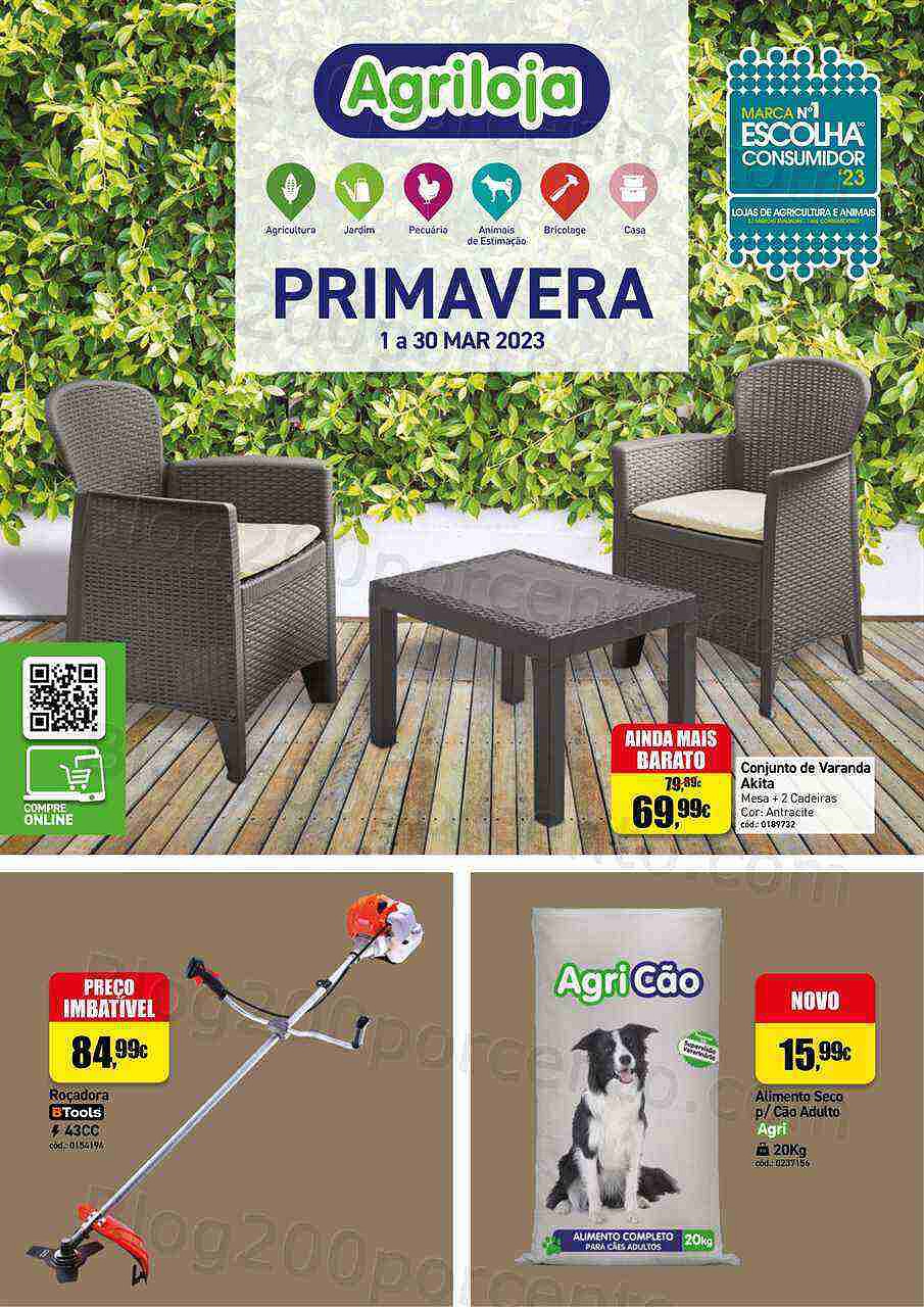 Antevisão Folheto AGRILOJA Primavera Promoções de 1 a 30 março