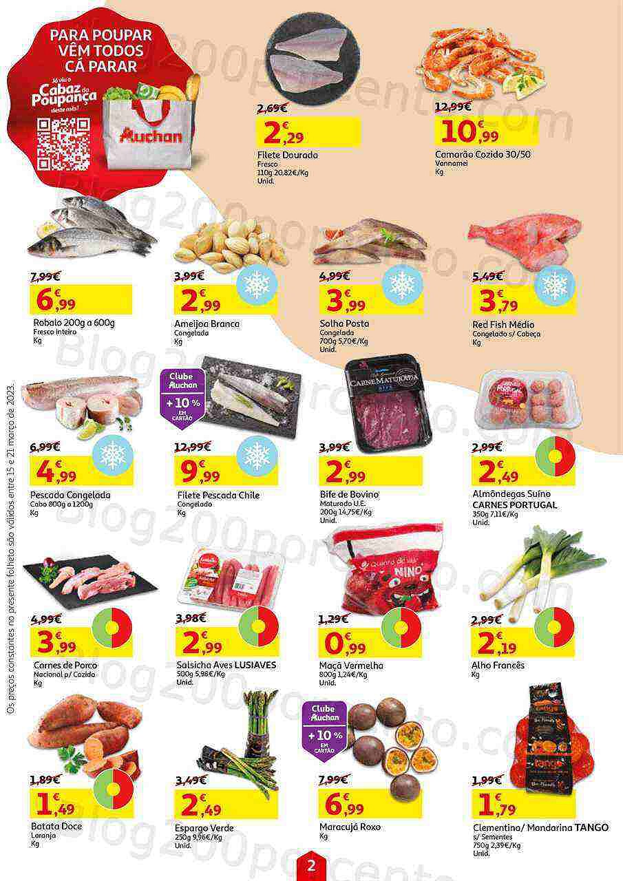 Antevisão Folheto AUCHAN Promoções de 15 a 21 março