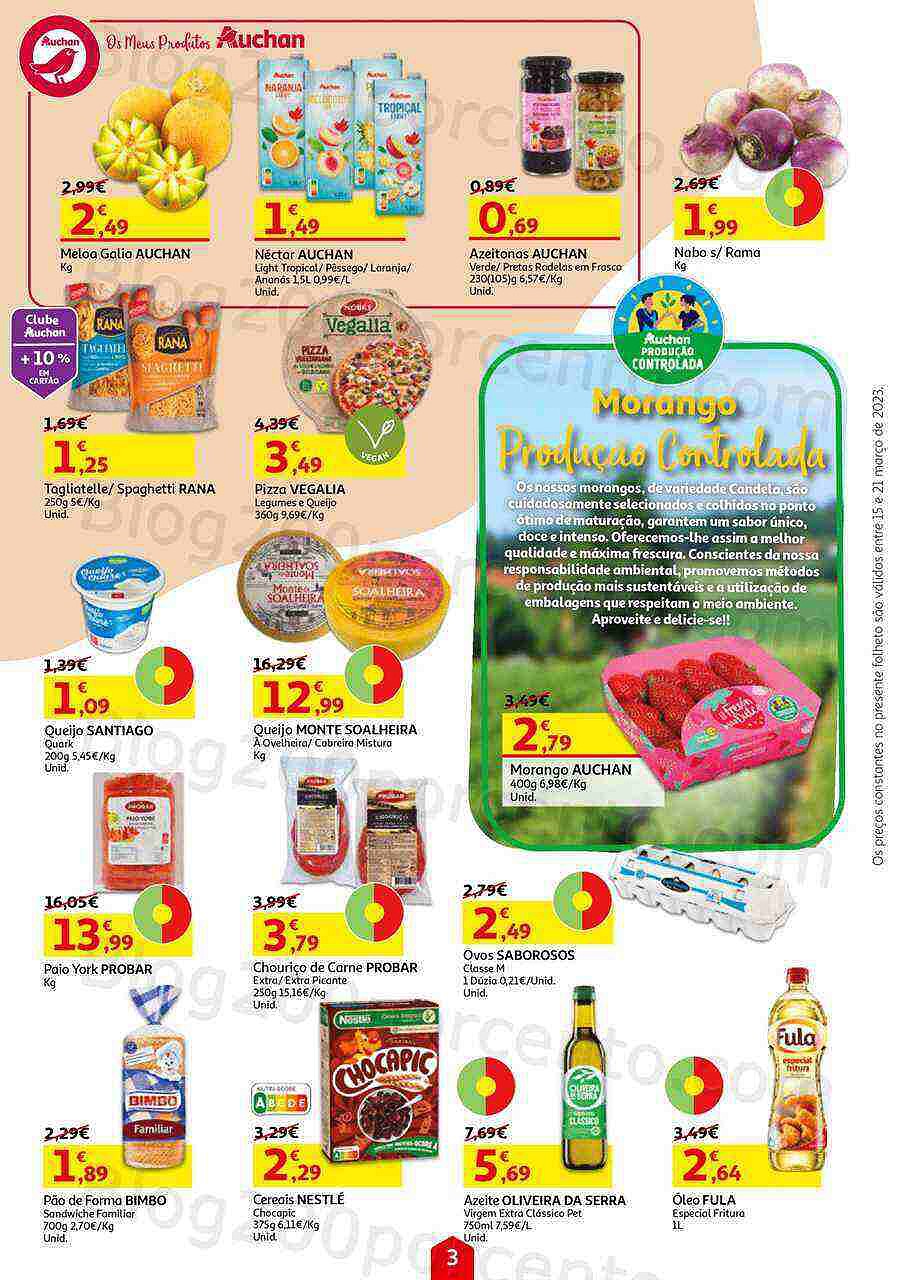 Antevisão Folheto AUCHAN Promoções de 15 a 21 março