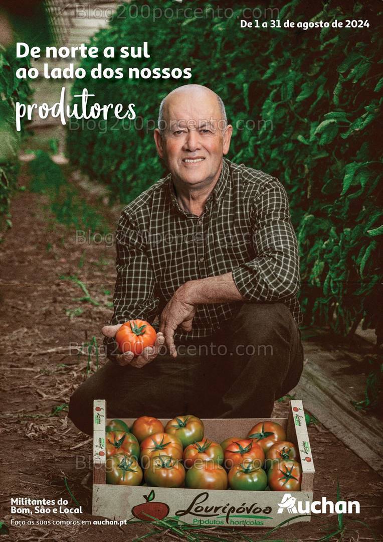 Antevisão Folheto AUCHAN Clube de Produtores de 1 a 31 agosto