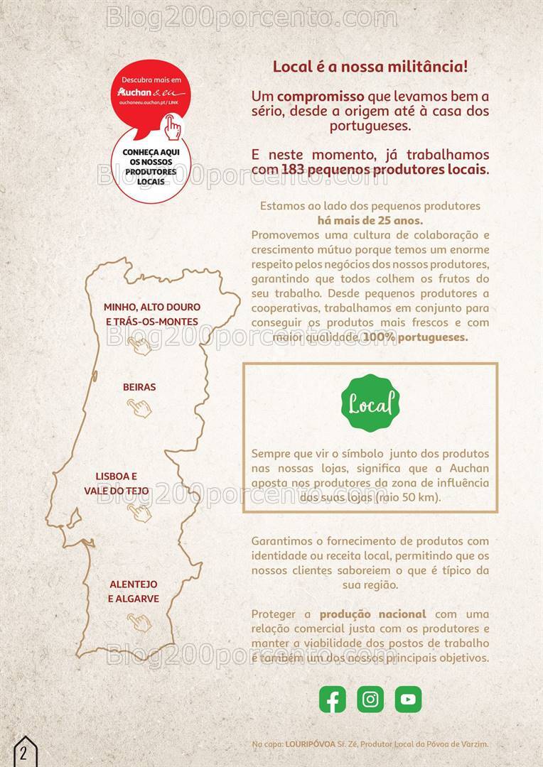 Antevisão Folheto AUCHAN Clube de Produtores de 1 a 31 agosto
