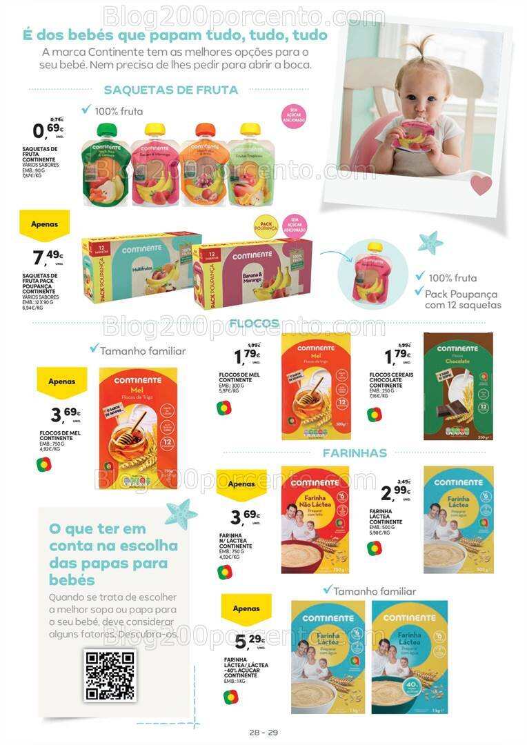 Antevisão Folheto CONTINENTE Bebé Verão Promoções de 2 a 14 julho