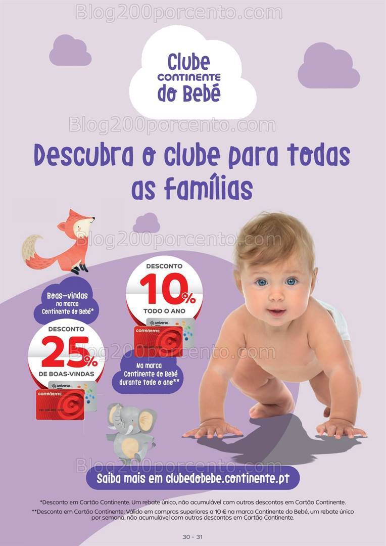 Antevisão Folheto CONTINENTE Bebé Verão Promoções de 2 a 14 julho