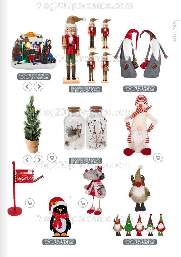 Antevisão Folheto CONFORAMA Decoração de Natal até 31 dezembro