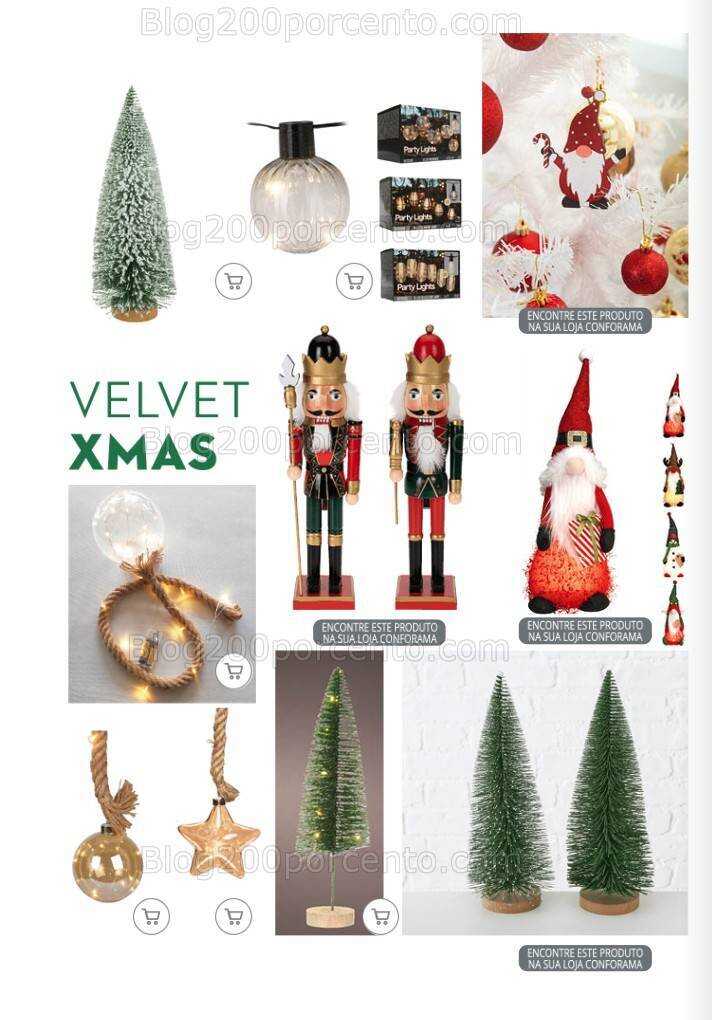 Antevisão Folheto CONFORAMA Decoração de Natal até 31 dezembro