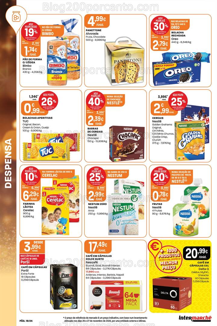 Antevisão Folheto INTERMARCHÉ Contact Promoções de 26 a 31 dezembro