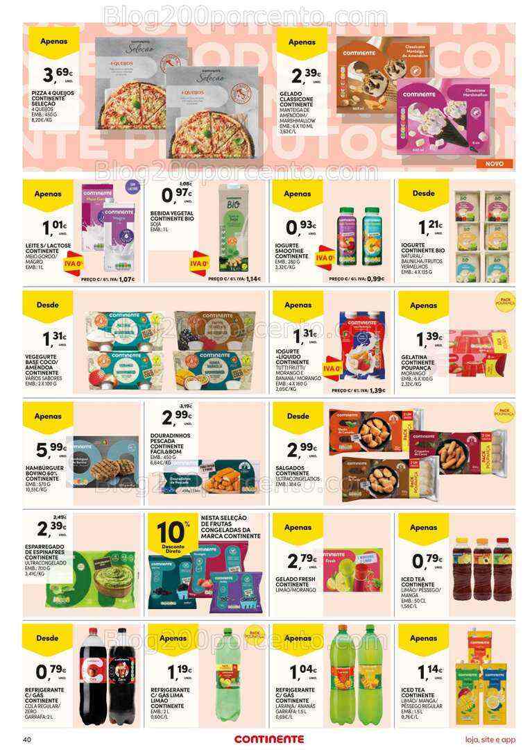 Antevisão Folheto CONTINENTE Feira marca própria Promoções de 31 julho a 13 agosto