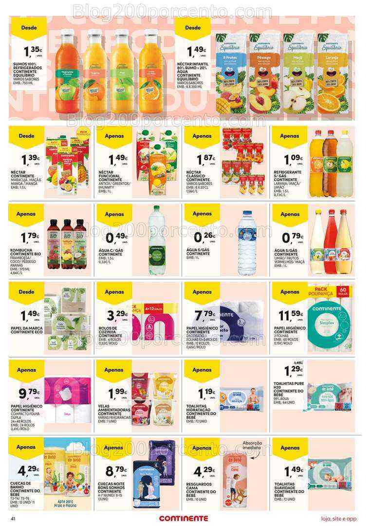 Antevisão Folheto CONTINENTE Feira marca própria Promoções de 31 julho a 13 agosto