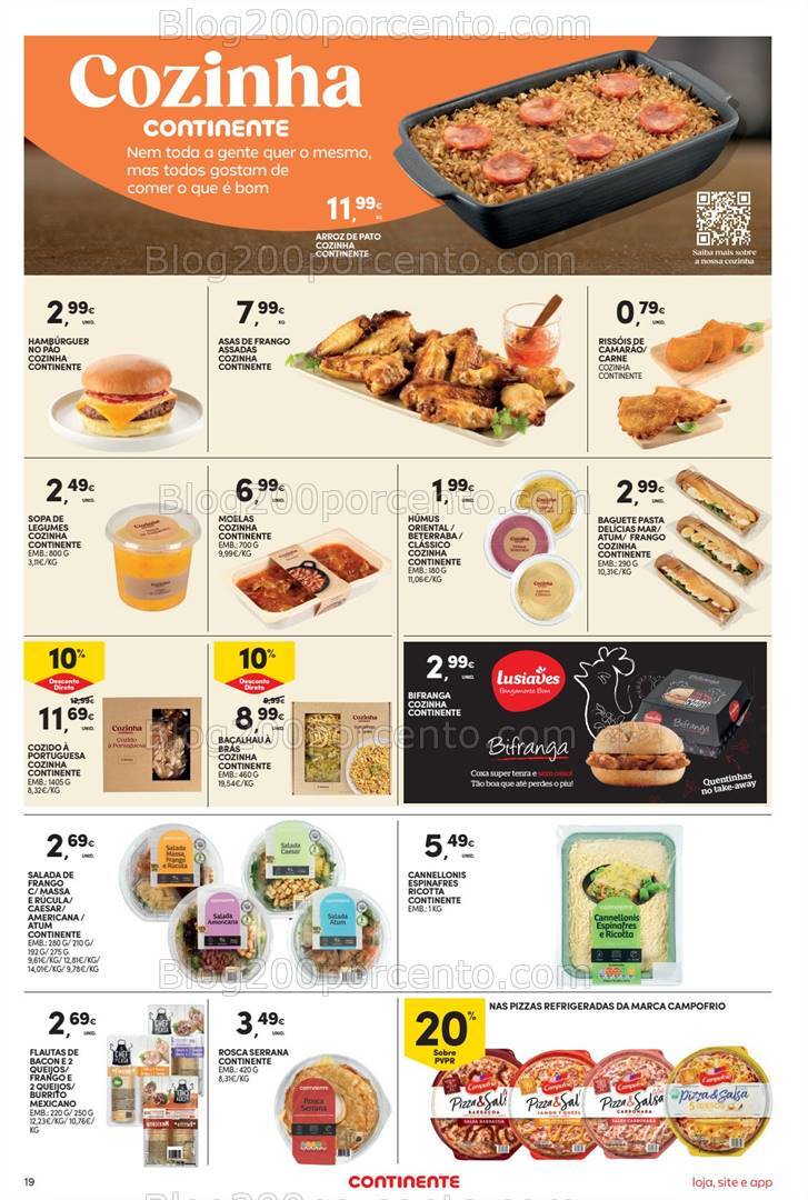 Antevisão Folheto CONTINENTE Promoções de 19 a 25 novembro