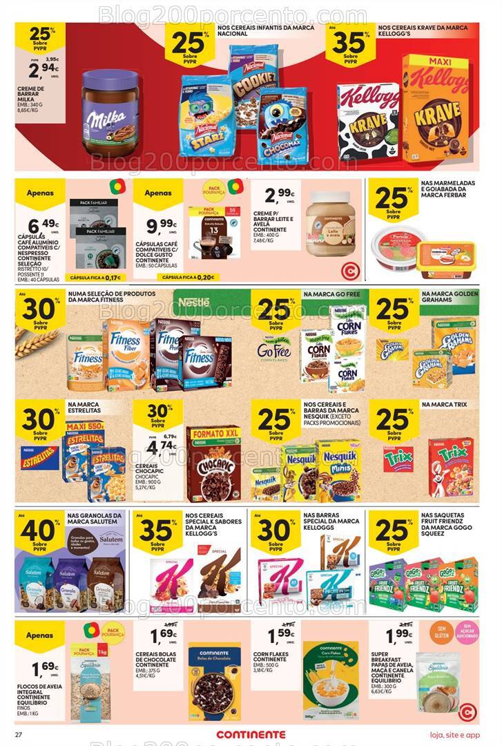 Antevisão Folheto CONTINENTE Promoções de 19 a 25 novembro