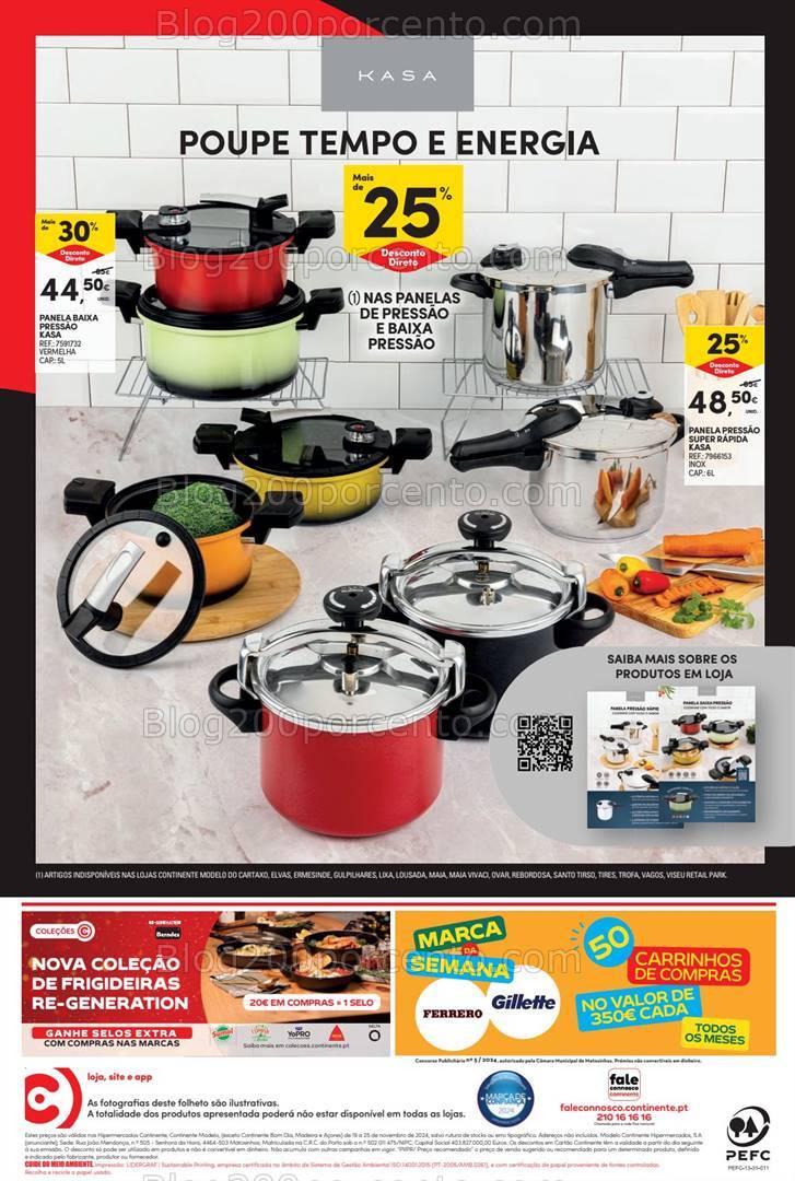 Antevisão Folheto CONTINENTE Promoções de 19 a 25 novembro