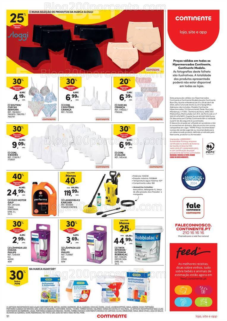 Antevisão Folheto CONTINENTE Bazar Promoções de 23 a 29 abril
