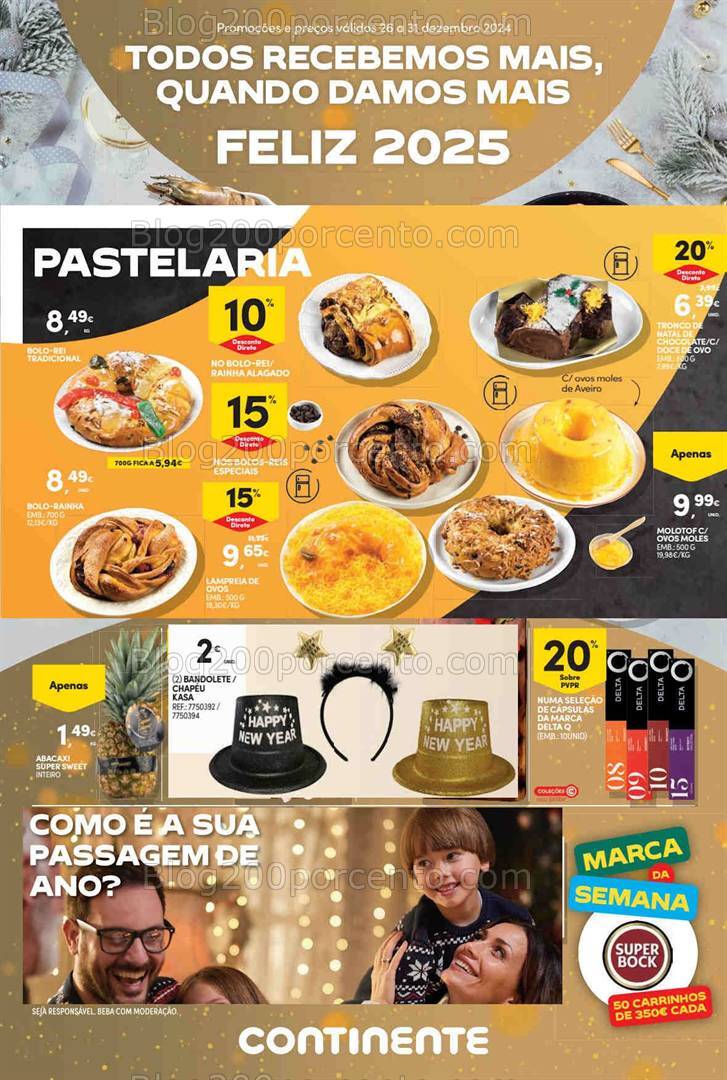 Antevisão Folheto CONTINENTE Promoções de 26 a 31 dezembro