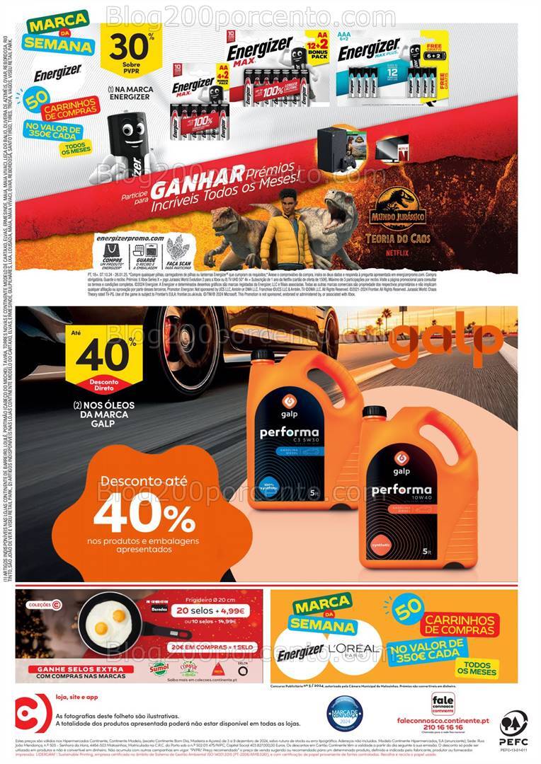 Antevisão Folheto CONTINENTE Promoções de 3 a 9 dezembro