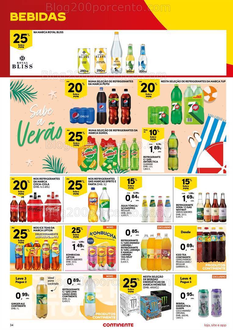 Antevisão Folheto CONTINENTE Promoções de 4 a 10 junho