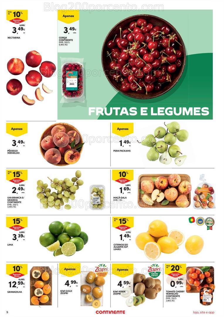 Antevisão Folheto CONTINENTE Promoções de 4 a 10 junho