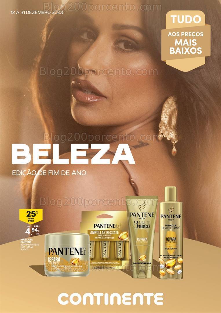 Antevisão Folheto CONTINENTE Beleza Especial Final de Ano - 12 a 31 dezembro