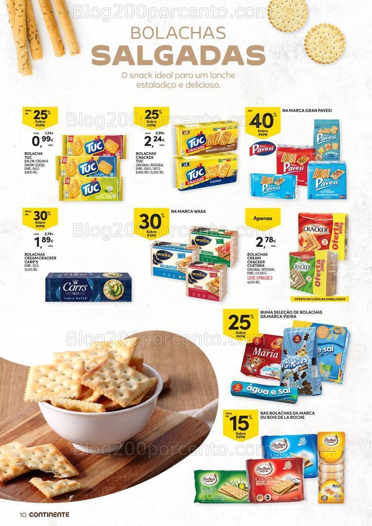Antevisão Folheto CONTINENTE Bolachas Promoções de 5 a 17 março