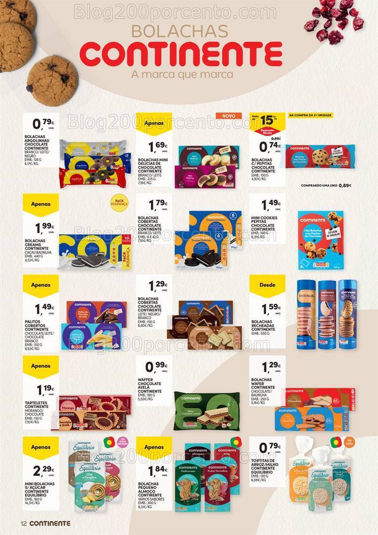 Antevisão Folheto CONTINENTE Bolachas Promoções de 5 a 17 março