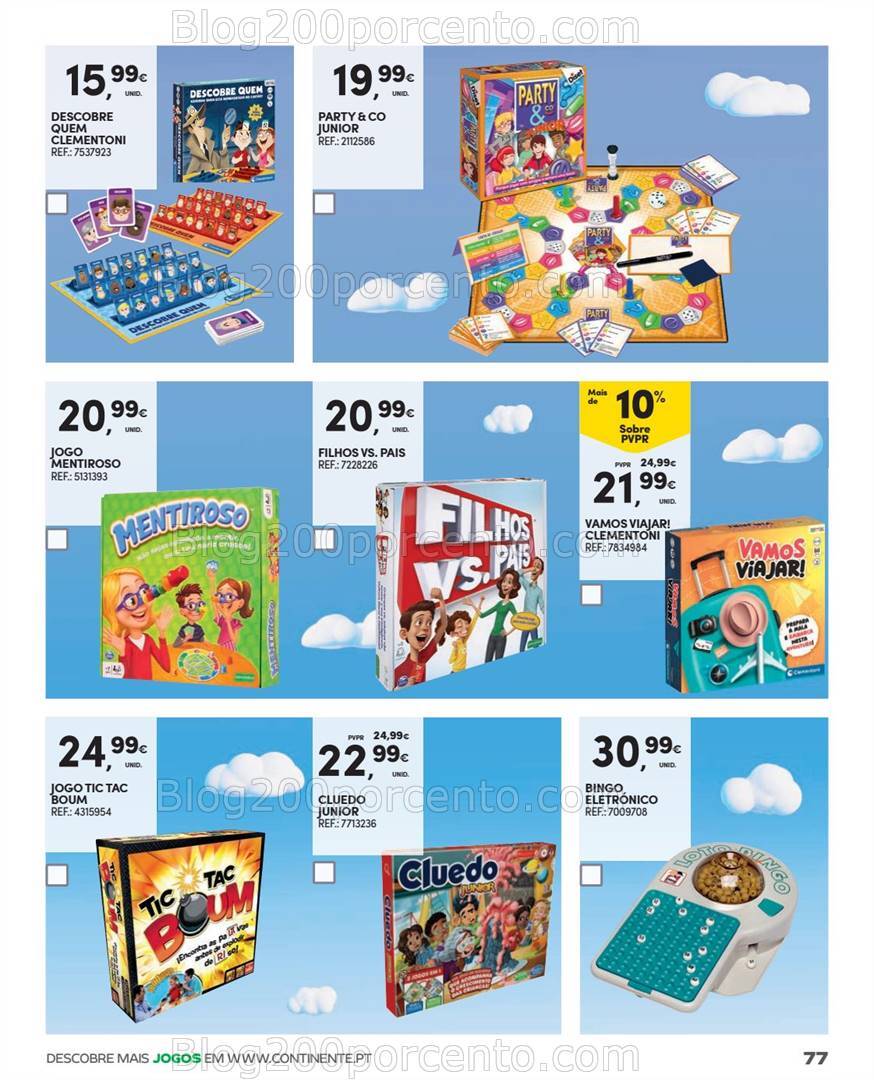 Antevisão Folheto CONTINENTE Brinquedos - 12 novembro a 8 dezembro