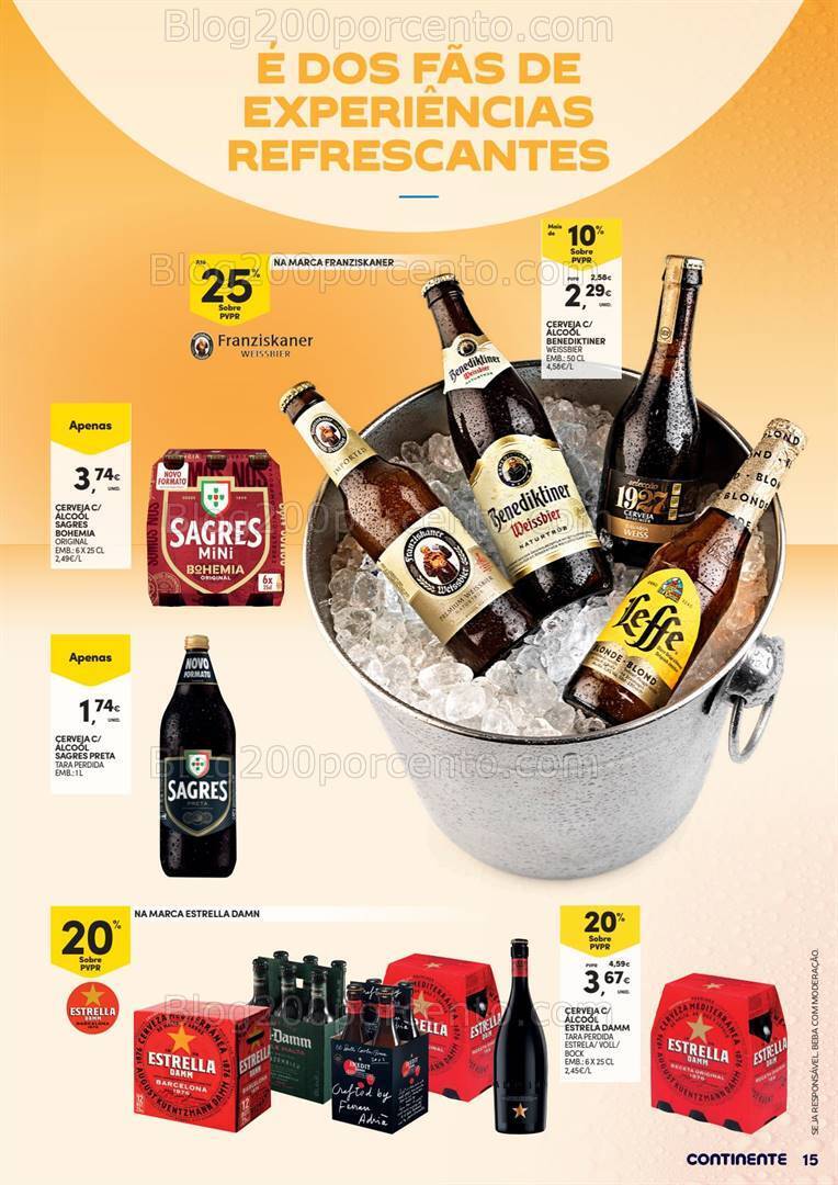 Antevisão Folheto CONTINENTE Cervejas e Mariscos - 28 maio a 9 junho