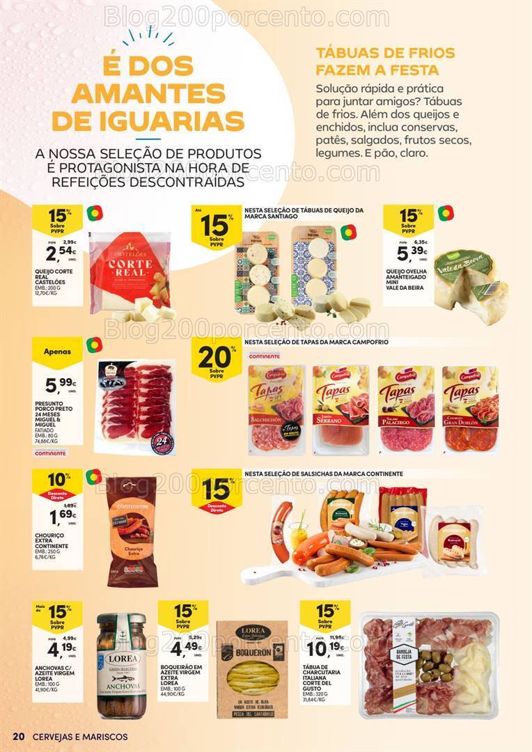 Antevisão Folheto CONTINENTE Cervejas e Mariscos - 28 maio a 9 junho