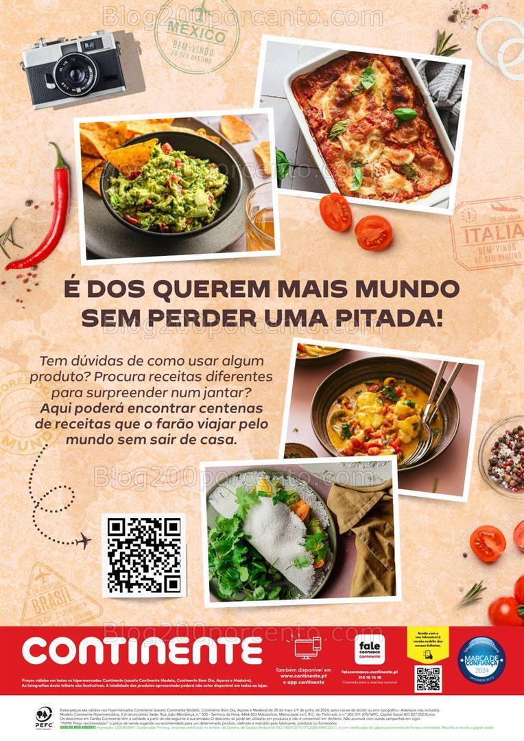 Antevisão Folheto CONTINENTE Cozinhas do Mundo - 28 maio a 9 junho