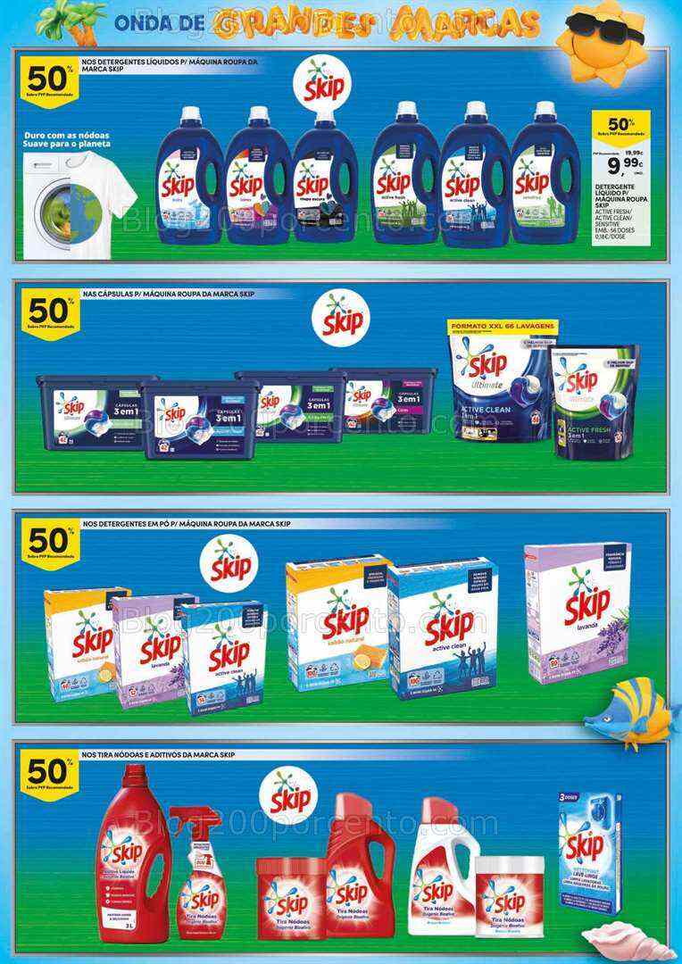 Antevisão Folheto CONTINENTE Grandes Marcas Verão Promoções de 18 a 30 julho