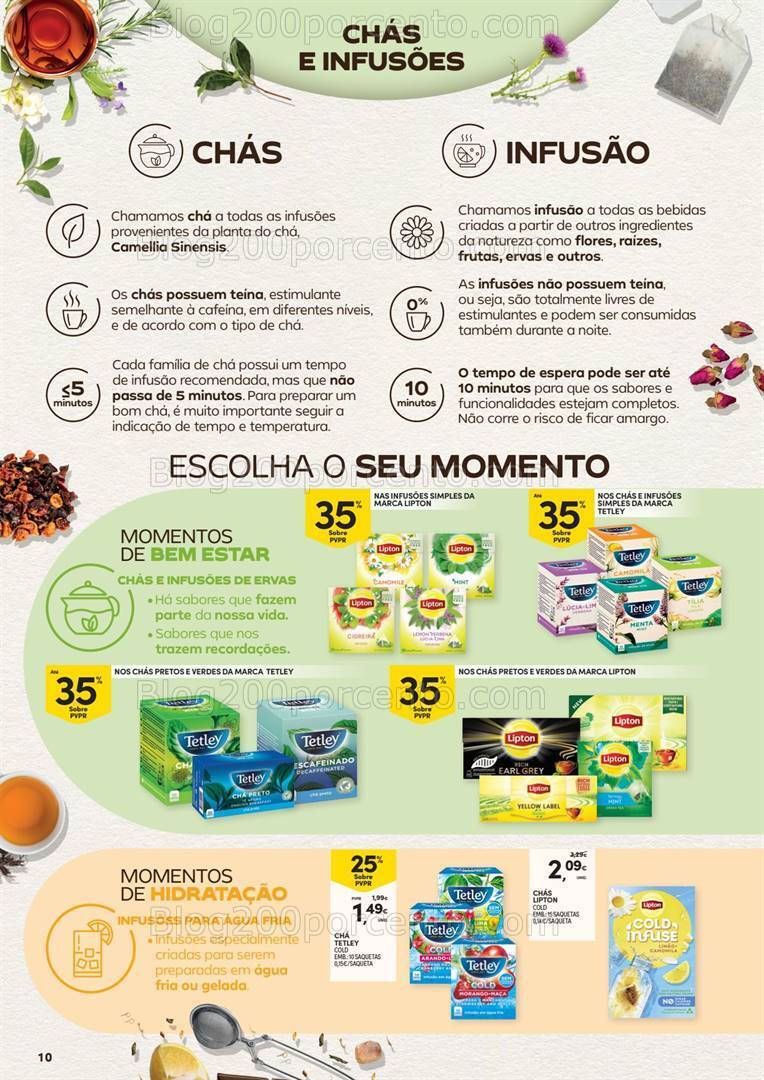 Antevisão Folheto CONTINENTE Modelo Bebidas Quentes - 24 outubro a 12 novembro