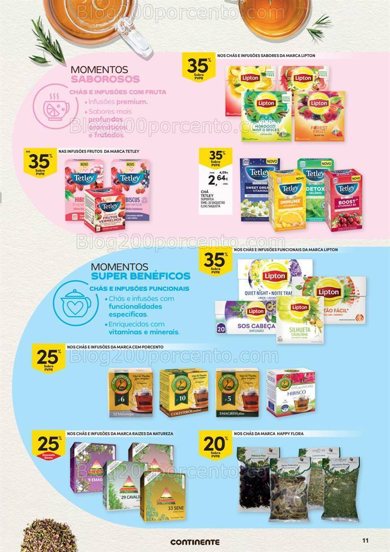 Antevisão Folheto CONTINENTE Modelo Bebidas Quentes - 24 outubro a 12 novembro