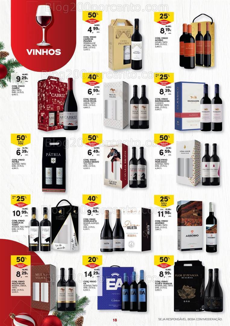 Antevisão Folheto CONTINENTE Natal Alimentar Promoções de 14 novembro a 24 dezembro