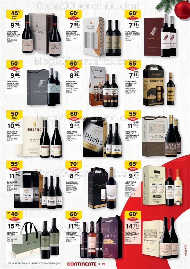Antevisão Folheto CONTINENTE Natal Alimentar Promoções de 14 novembro a 24 dezembro