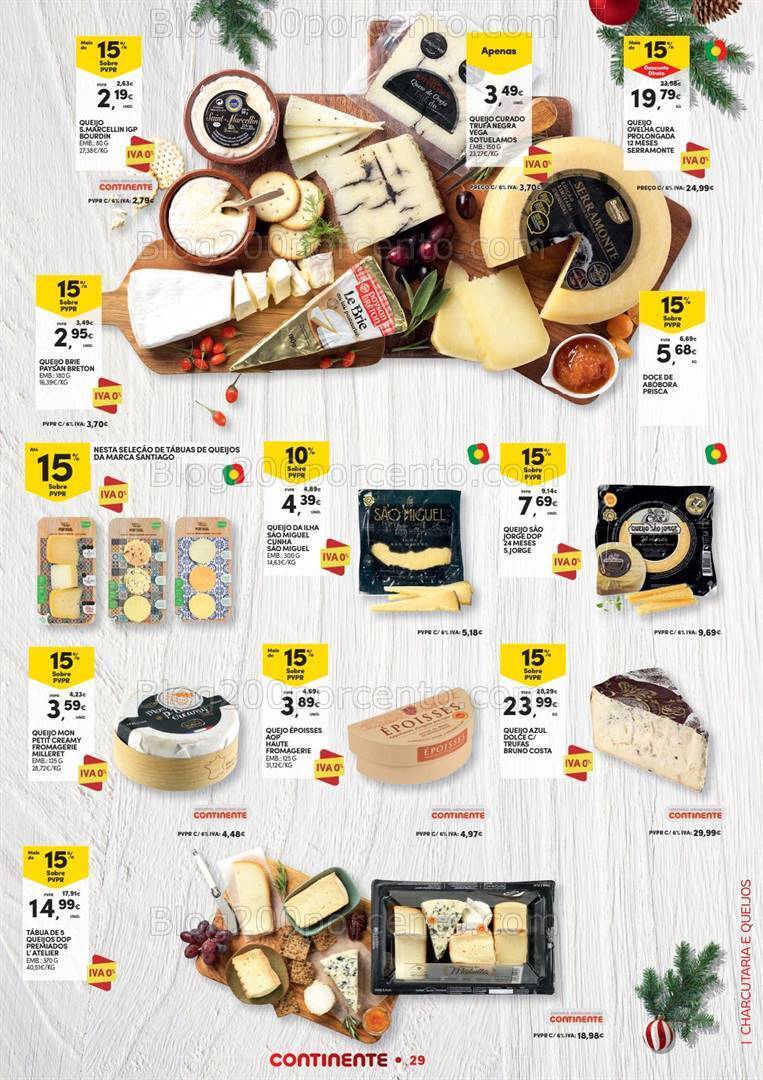 Antevisão Folheto CONTINENTE Natal Alimentar Promoções de 14 novembro a 24 dezembro