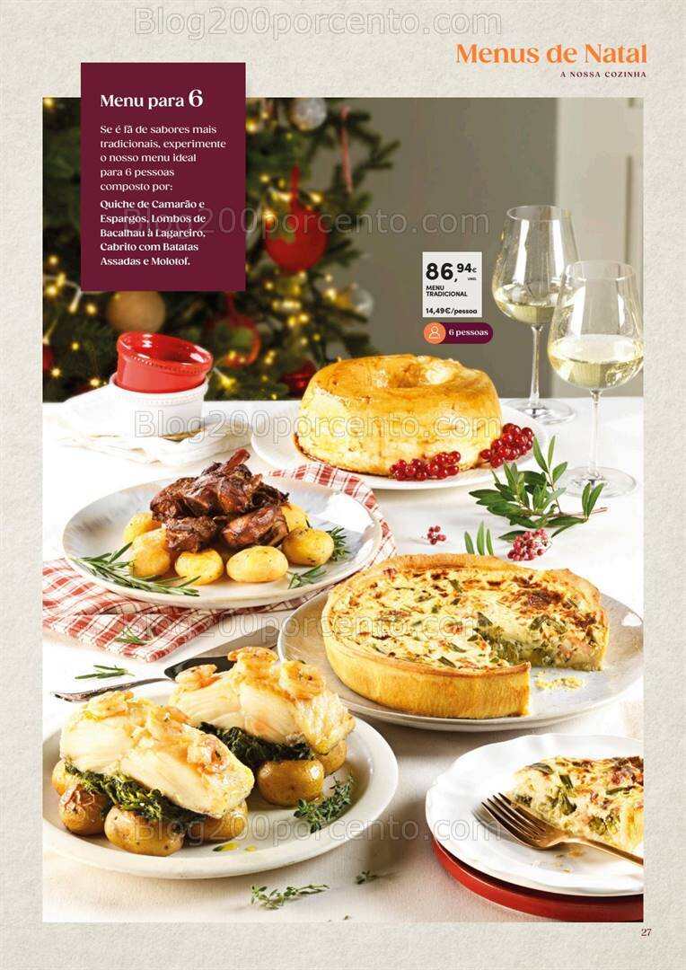 Antevisão Folheto CONTINENTE Take Away Natal Promoções de 31 outubro a 31 dezembro