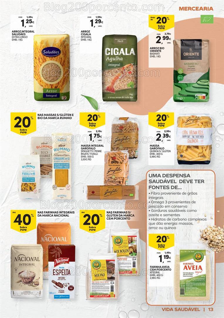 Antevisão Folheto CONTINENTE Vida Saudável Promoções de 22 outubro a 3 novembro